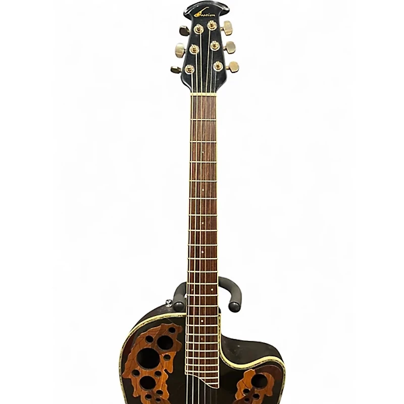 Used Ovation CC44 CELEBRITY Black Acoustic Electric Guitar