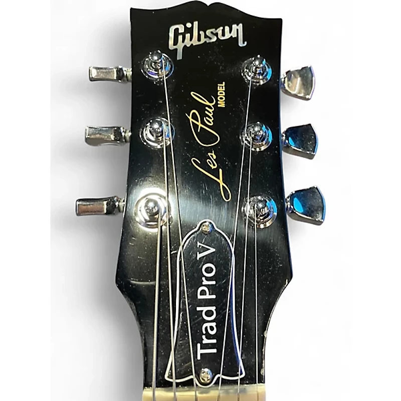 Used Gibson Les Paul Traditional Pro V Ebony Solid Body Electric Guitar
