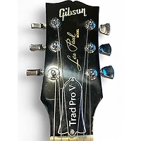 Used Gibson Les Paul Traditional Pro V Ebony Solid Body Electric Guitar