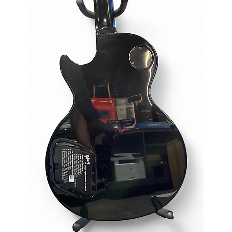 Used Gibson Les Paul Traditional Pro V Ebony Solid Body Electric Guitar