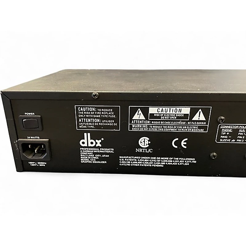 Used dbx 1215 Dual 15-Band Graphic Equalizer
