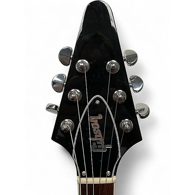 Used Gibson 70'S FLYING V MIRROR BLACK Solid Body Electric Guitar