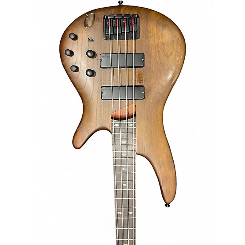 Used Ibanez SR600WNF Natural Electric Bass Guitar