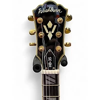 Used Washburn HB35 Black Hollow Body Electric Guitar