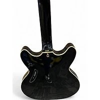 Used Washburn HB35 Black Hollow Body Electric Guitar