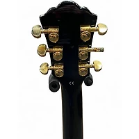 Used Washburn HB35 Black Hollow Body Electric Guitar