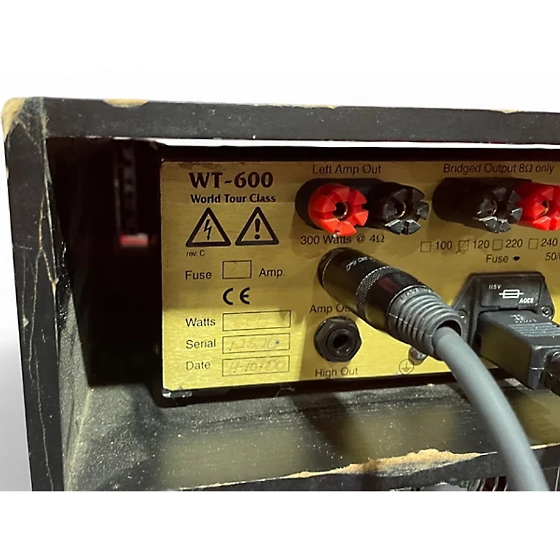 Used Eden WTP600 Bass Amp Head