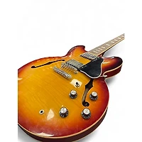 Used Epiphone ES355 2 Tone Sunburst Hollow Body Electric Guitar
