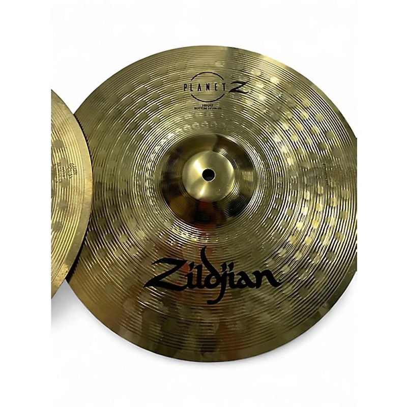 Used Zildjian 14in Planet Z Hi Hat Pair Cymbal