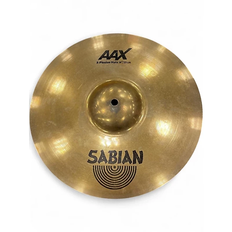 Used SABIAN 14in AAX Xplosion Hi Hat Pair Cymbal