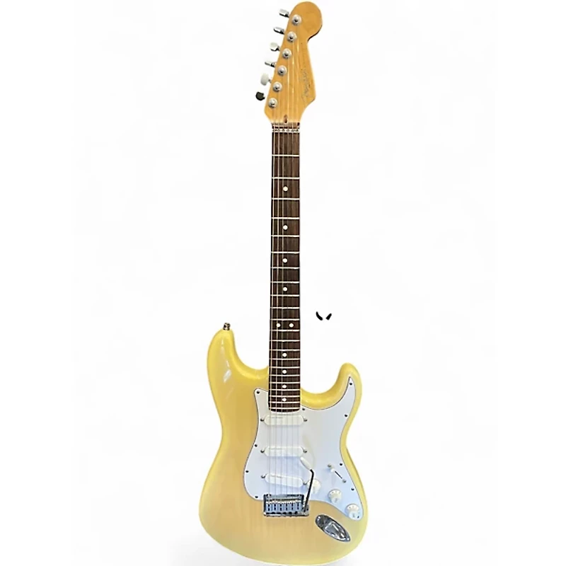 Used Fender 1996 DELUXE STRATOCASTER Trans Blonde Solid Body Electric Guitar