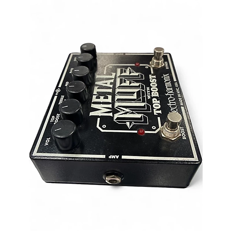Used Electro-Harmonix Metal Muff Distortion With Top Boost Effect Pedal