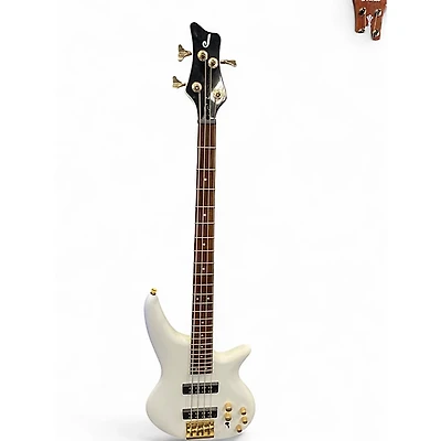 Used Jackson JS3 Concert White Electric Bass Guitar