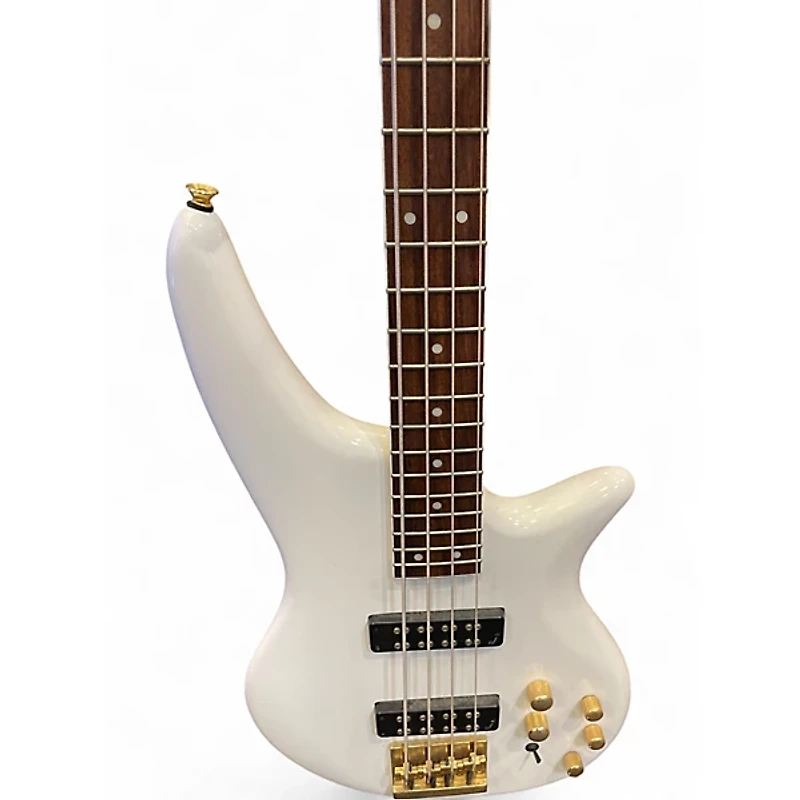 Used Jackson JS3 Concert White Electric Bass Guitar