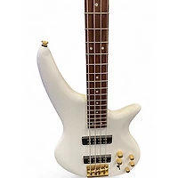 Used Jackson JS3 Concert White Electric Bass Guitar