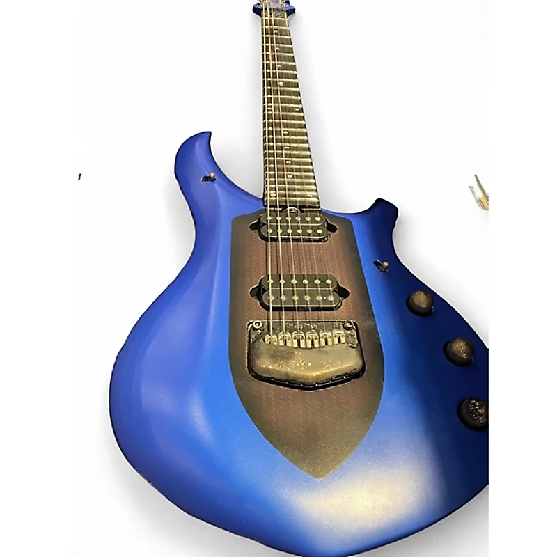 Used Ernie Ball Music Man Majesty Blue Solid Body Electric Guitar