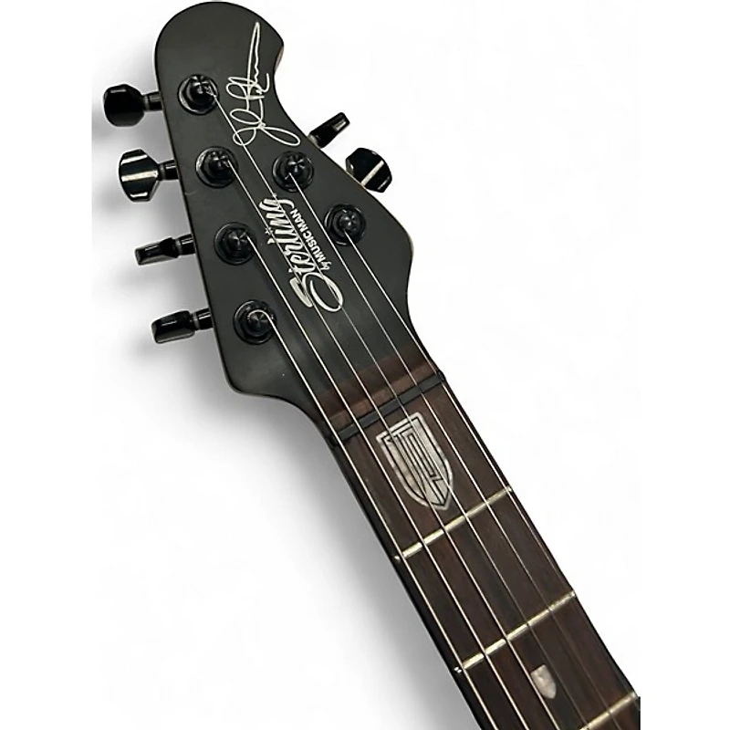 Used Sterling by Music Man JP60 Black Solid Body Electric Guitar