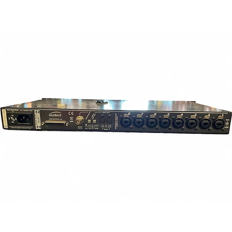 Used Audient ASP008 8 Channel Variable Input Impedance Microphone Preamp