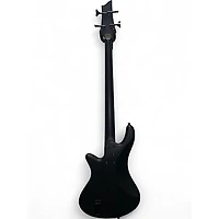 Used Schecter Guitar Research STEALTH Satin Black Electric Bass Guitar