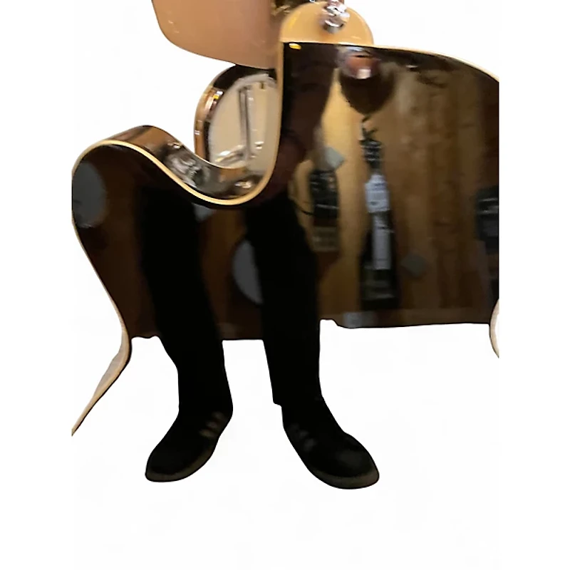 Used Ibanez AEB5E Black Acoustic Bass Guitar