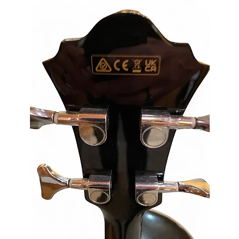 Used Ibanez AEB5E Black Acoustic Bass Guitar