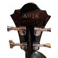 Used Ibanez AEB5E Black Acoustic Bass Guitar