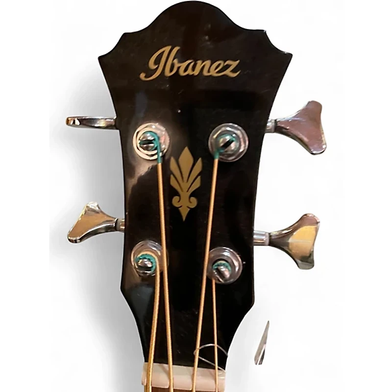 Used Ibanez AEB5E Black Acoustic Bass Guitar