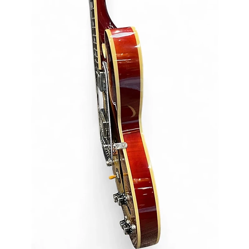 Used Epiphone ES335 Figured  Raspberry Tea Burst  Hollow Body Electric Guitar