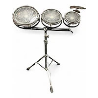 Used Remo 3 Piece Rototom Black Roto Toms