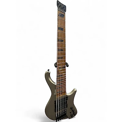 Used Ibanez EBH1006MS SILVER Electric Bass Guitar