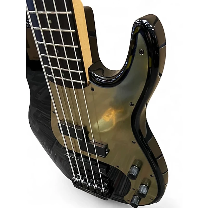 Used ESP LTD AP5 Black Electric Bass Guitar