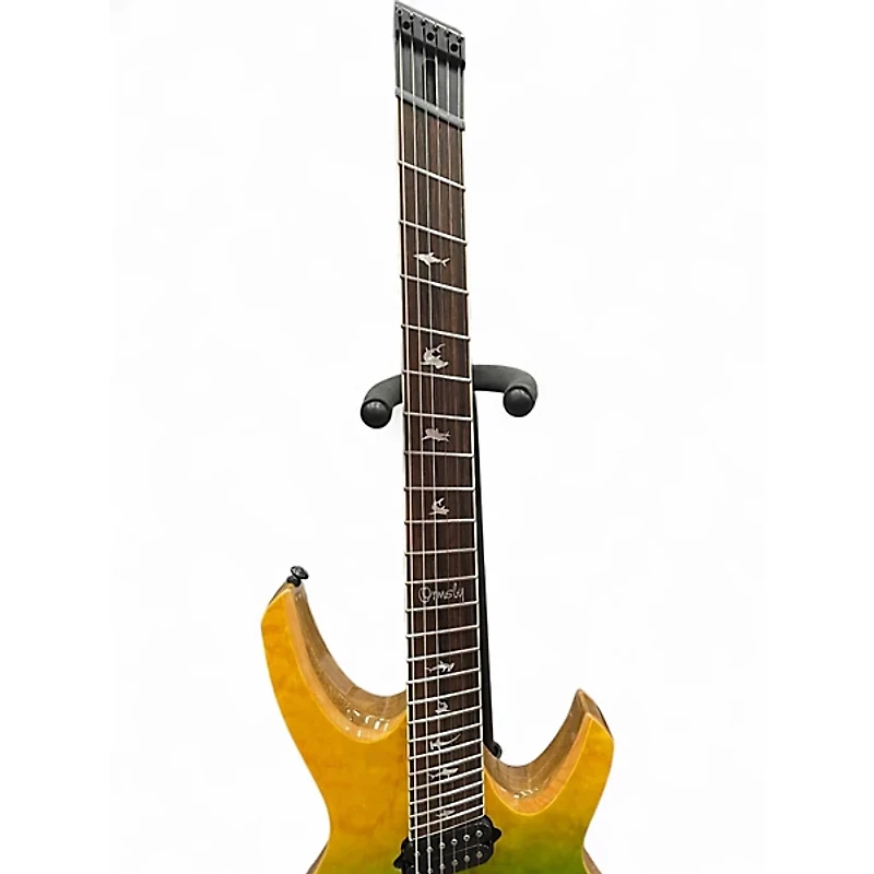 Used Ormsby GOLIATH 6 STRING SEAWEED GREEN Hollow Body Electric Guitar