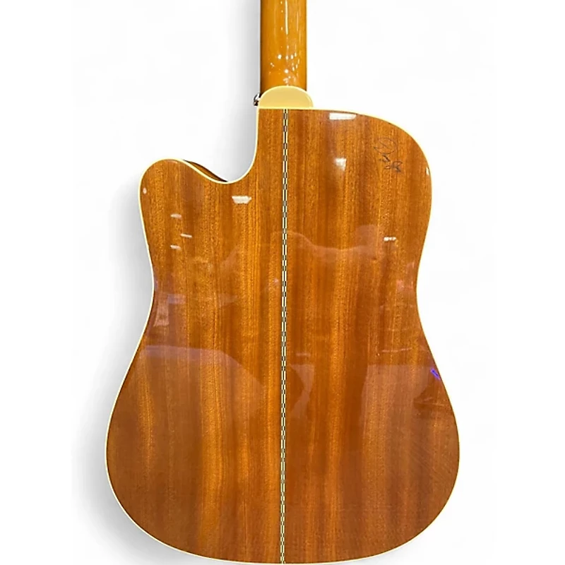 Used Zager ZAD-50CE Mahogany Acoustic Electric Guitar