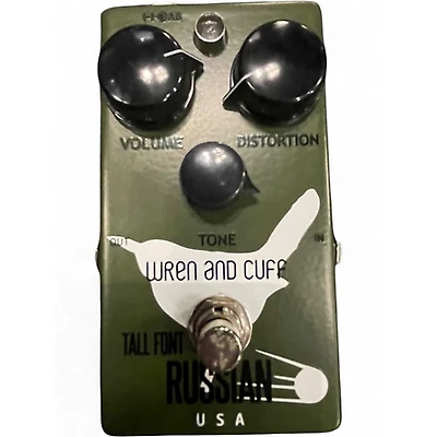 Used Wren And Cuff Tall Font Russian Effect Pedal