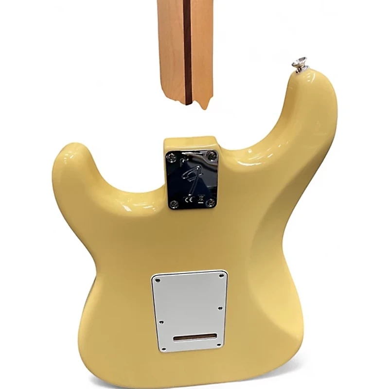Used Fender Player Stratocaster YELLOW Solid Body Electric Guitar