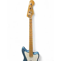 Used Fender Jaguar Bass Blue Electric Bass Guitar