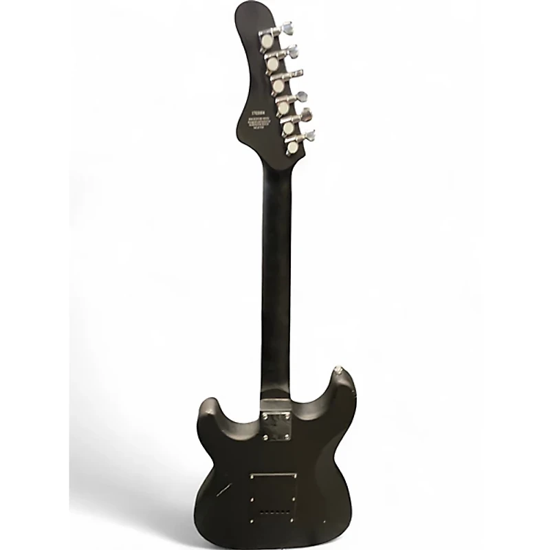Used HardLuck Kings Bombshell Satin Black Solid Body Electric Guitar
