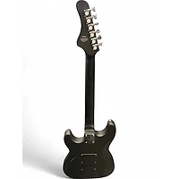 Used HardLuck Kings Bombshell Satin Black Solid Body Electric Guitar