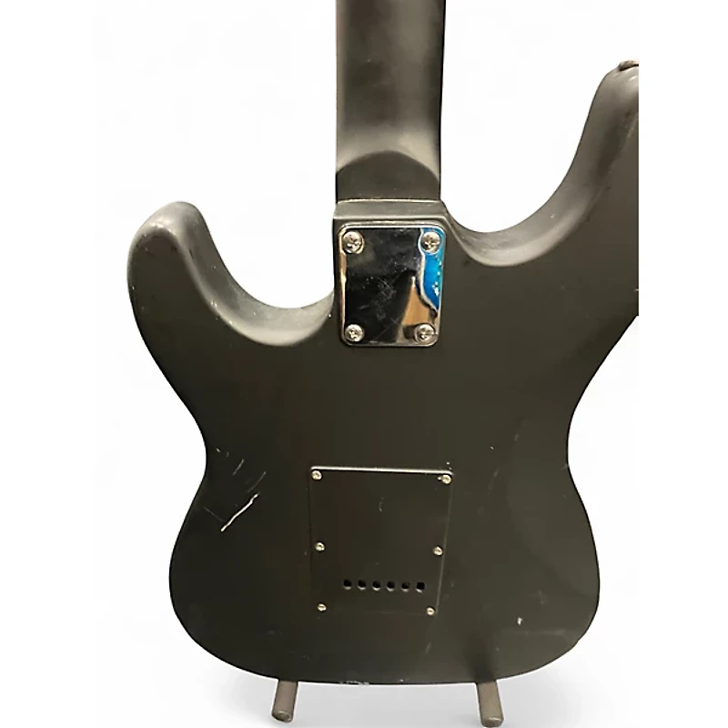 Used HardLuck Kings Bombshell Satin Black Solid Body Electric Guitar