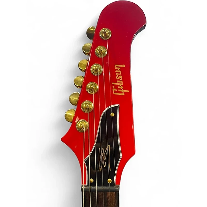 Used Gibson lzzy hale explorerbird cardinal red Solid Body Electric Guitar