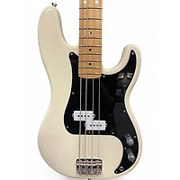Used Fender Standard Precision Bass Olympic White Electric Bass Guitar