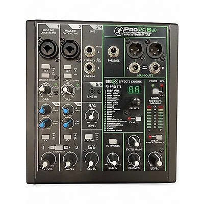Used Mackie PROFX6V3 Unpowered Mixer