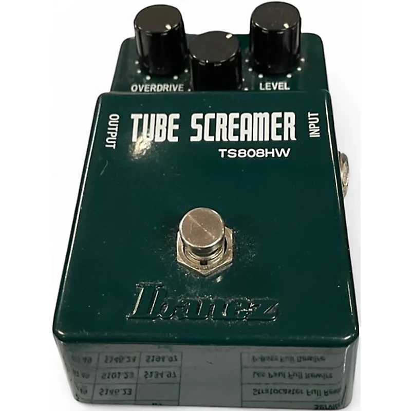 Used Ibanez TS808HW Hand Wired Tube Screamer Effect Pedal