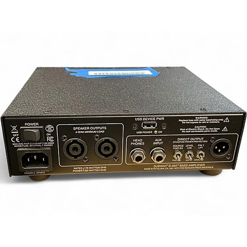 Used MESA/Boogie Subway D-350 Bass Amp Head