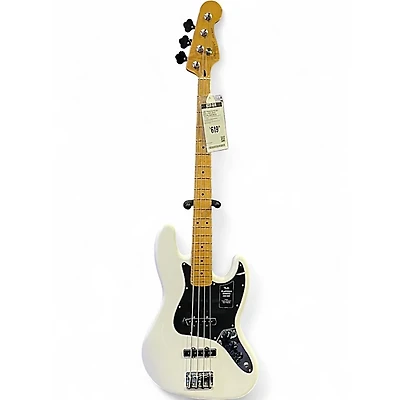 Used Fender Player Jazz Bass Olympic White Electric Bass Guitar