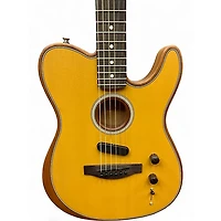 Used Fender Acoustasonic Player Telecaster Butterscotch Blonde Acoustic Electric Guitar