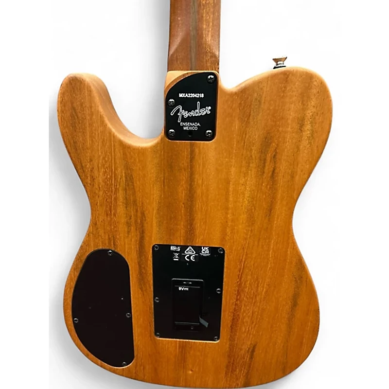 Used Fender Acoustasonic Player Telecaster Butterscotch Blonde Acoustic Electric Guitar