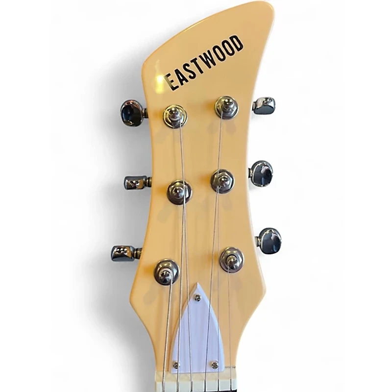 Used Eastwood LG 150T Cream Solid Body Electric Guitar