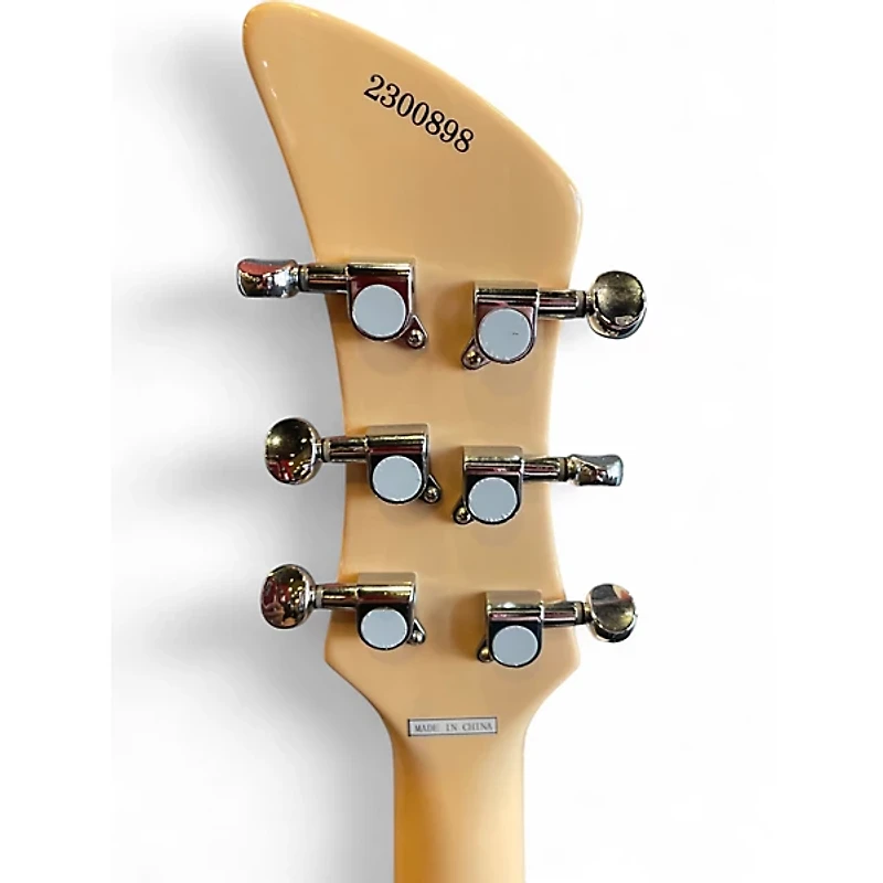 Used Eastwood LG 150T Cream Solid Body Electric Guitar