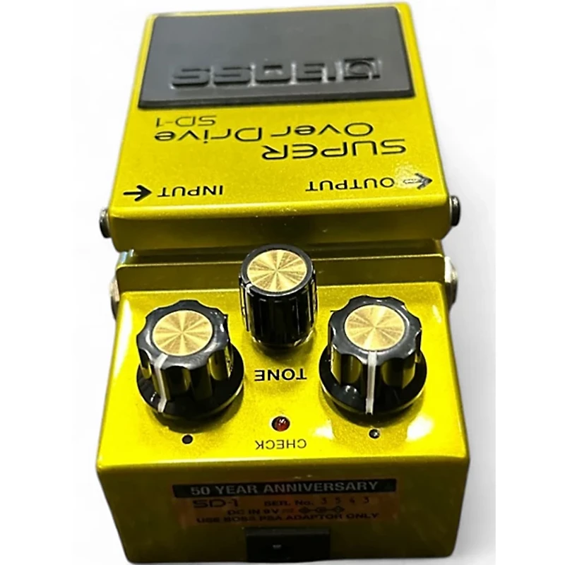 Used BOSS SD1 50TH ANNIVERSARY Effect Pedal